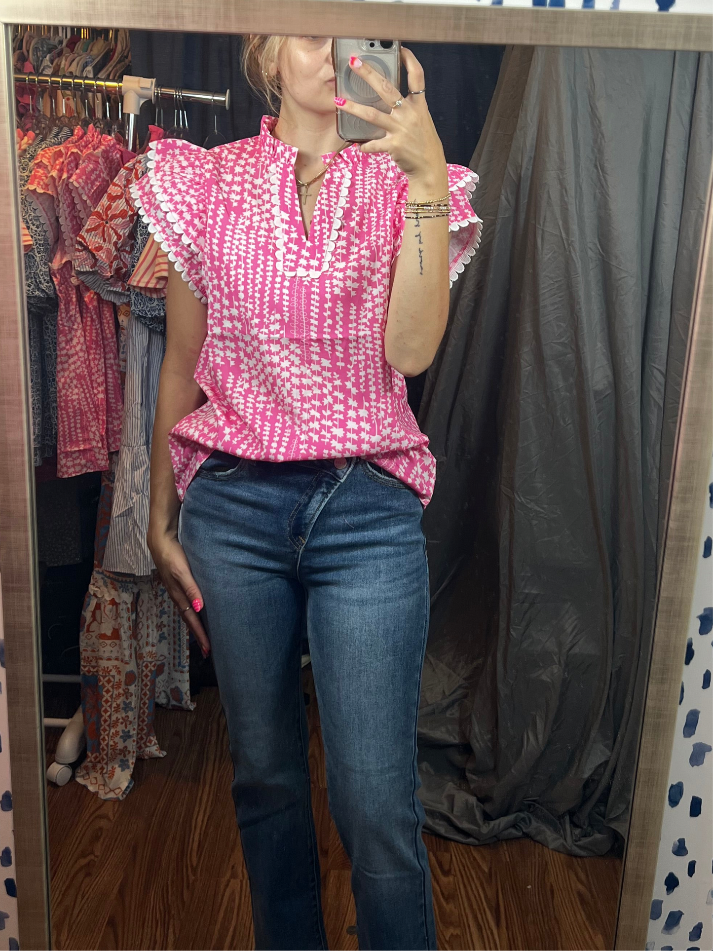Pink picnic top
