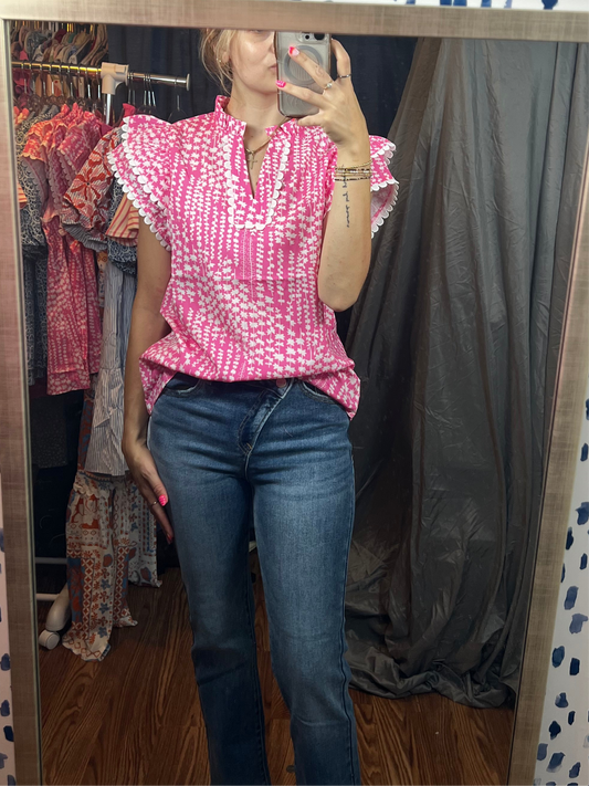 Pink picnic top